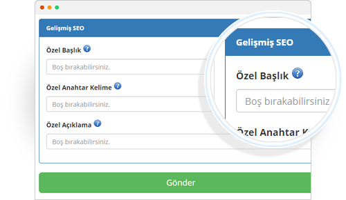 Gelişmiş SEO